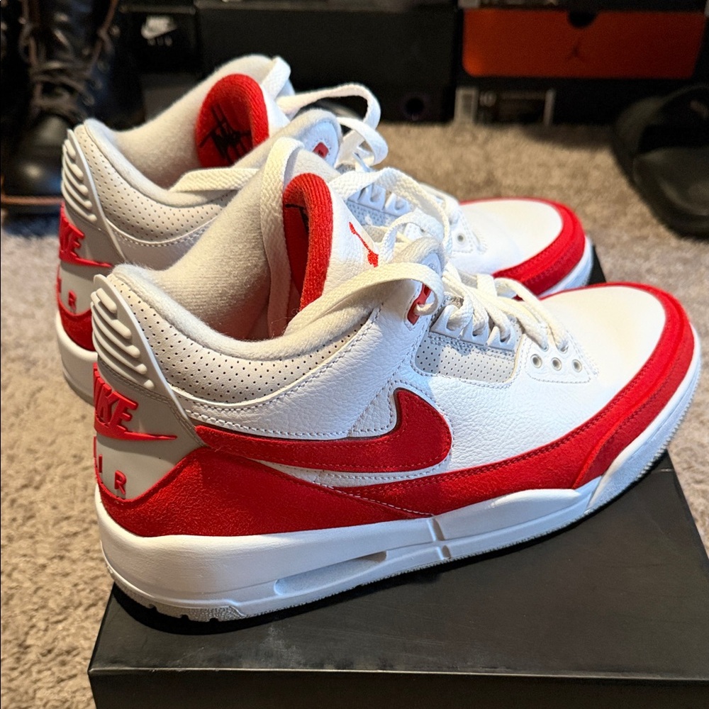 Air Jordan 3 Retro Tinker University Red - Picture 3 of 8